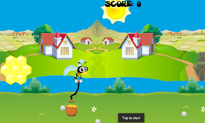 Honey Bee vs Alien Invasion Screenshot 1