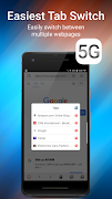 Faster Web Browser 4G 5G LTE اسکرین شاٹ 2