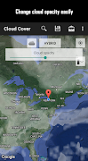 برنامه‌نما Cloud Cover Map عکس از صفحه