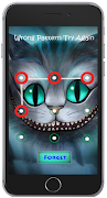 Cute Cat Pattern Screen Lock اسکرین شاٹ 2