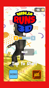 Ninja Runs 3D পোস্টার