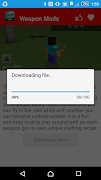 برنامه‌نما Weapon Mod For MCPE! عکس از صفحه