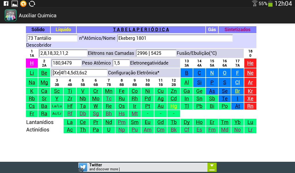 Baixar Química Auxiliar APK