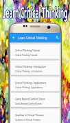 Learn Critical Thinking Screenshot 1