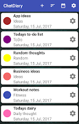 ChatDiary - Interactive Messenger Diary Screenshot 1
