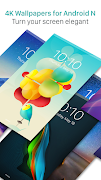 4K Wallpapers for Android N plakat