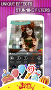 2 Schermata Birthday Video Editor