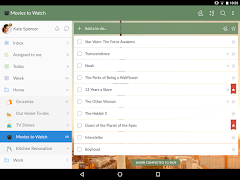 Wunderlist: списки текущих дел скриншот 7