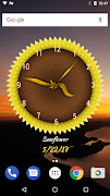 Sunflower Clock Widget Screenshot 1