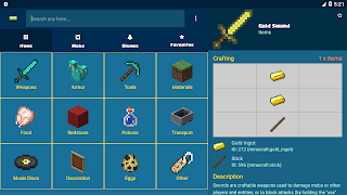 Crafting Guide for Minecraft plakat
