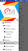 Game Calculator COC ภาพหน้าจอ 1
