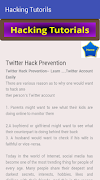 Hacking Tutorials اسکرین شاٹ 4