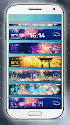Fogos Artifício Tempo Widget imagem de tela 5