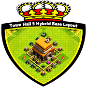 Hybrid Base for COC TH5 2017 Affiche