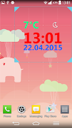 برنامهنما Weather Clock عکس از صفحه