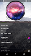 3D Galaxy Analog Clock screenshot 3