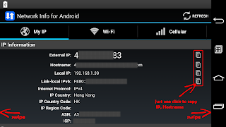 Network Info for Android captura de pantalla 4
