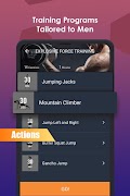 برنامه‌نما ManFIT – Muscle building Exercise, Home Workout عکس از صفحه