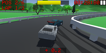 برنامه‌نما Voxel Racing عکس از صفحه
