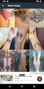 برنامه‌نما Tattoo Wings عکس از صفحه