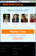 BBW BHM Dating 海報