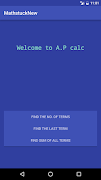 برنامه‌نما Arithmetic Progression AP Calc عکس از صفحه