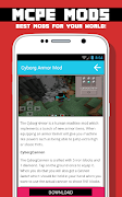 ARMOR MODS FOR MCPE screenshot 3