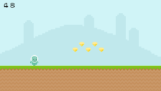 Pixel Alien Run screenshot 2