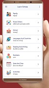 Learn Sinhala Alphabet captura de pantalla 1