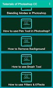 Tutorials of Photoshop CC ảnh chụp màn hình 2