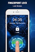 1 Schermata Fingerprint lock screen