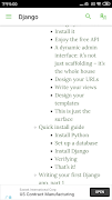Django documentation ภาพหน้าจอ 2