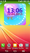 Weer Klok Widget screenshot 2