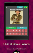 Quiz - O Rico e Lázaro captura de pantalla 3