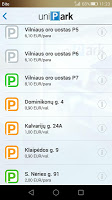 uniPark: parkavimo programėlė imagem de tela 2