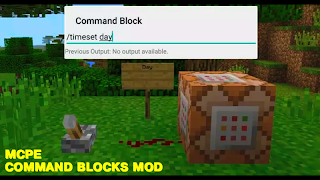 برنامه‌نما Command Blocks Mod For MCPE عکس از صفحه