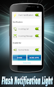 Flash Notification Light on Incoming Call & SMS syot layar 1