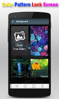 برنامه‌نما Color Block Pattern LockScreen عکس از صفحه