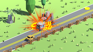 Blocky Car Road Challenge screenshot 7