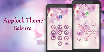 Poster AppLock Theme Sakura