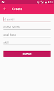 برنامه‌نما Android SQLite CRUD عکس از صفحه