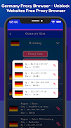 Germany Proxy Browser - Unblock Websites Free captura de pantalla 4
