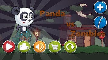 Panda vs Zombies Plakat