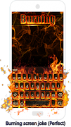 Burning screen joke screenshot 1
