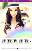 Rainbow-Overlay Sticker, Filter Selfie Camera скриншот 1