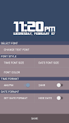 Simple Digital Clock Widget تصوير الشاشة 2