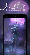 Firefly live wallpaper HD imagem de tela 2