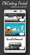 OkCoding Portal : Exploring Android اسکرین شاٹ 1