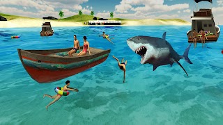 Tubarão simulador de praia pes imagem de tela 3