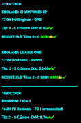 2 Schermata CORRECT SCORE MASTERS